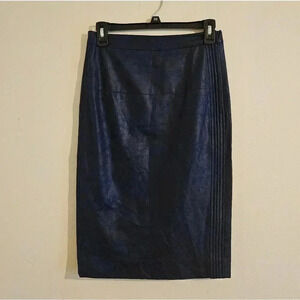 The People's Faux Leather Pencil Skirt